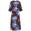 Damen Satinkleid mit Allover-Print