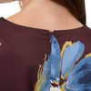 Damen Satinkleid mit Allover-Print