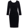 Damen Samtkleid mit 3/4-Arm