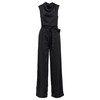 Damen Satin-Jumpsuit unifarben