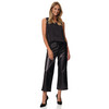 Damen Culotte aus Leder-Imitat