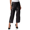 Damen Culotte aus Leder-Imitat