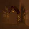 LED-Haus mit Herbst-Motiv