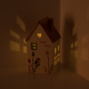 LED-Haus mit Herbst-Motiv