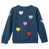 Mädchen Sweatshirt mit Applikationen