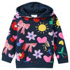 Mädchen Hoodie mit Allover-Print