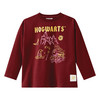 Harry Potter Langarmshirt mit Print dunkelrot