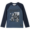 Harry Potter Langarmshirt mit Print dunkelblau