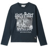 Harry Potter Langarmshirt mit Print dunkelblau