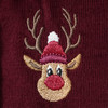 Jungen Weihnachtshemd mit Stickerei