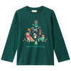 Jungen Weihnachtsshirt mit Print