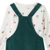 Mädchen Weihnachtsset mit Kleid und Shirt