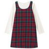 Mädchen Weihnachtsset mit Kleid und Shirt