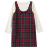 Mädchen Weihnachtsset mit Kleid und Shirt