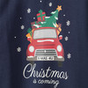 Jungen Weihnachtssweatshirt mit Print