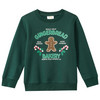 Jungen Weihnachtssweatshirt mit Print