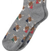 1 Paar Herren Socken mit Elch-Motiven