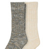 2 Paar Herren Socken mit Rippstruktur