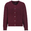 Damesvest met kabelpatroon