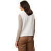 Damen Strickpullunder mit Zopfmuster