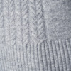 Damen Strickpullunder mit Zopfmuster