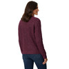 Damesvest met effectgaren