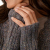 Damesvest met effectgaren