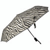 Regenschirm mit Zebra-Muster beige / schwarz