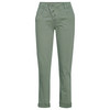 Damen Boyfriend-Jeans mit schräger Knöpfung salbei