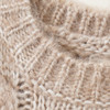 Mädchen Strickpullunder mit Zopfmuster