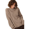 Damen Strickpullover mit Effektgarn