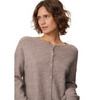 Damen Strickjacke mit Knopfleiste