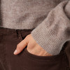 Damen Strickjacke mit Knopfleiste