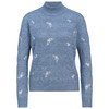 Damestrui met borduursel blauw