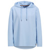 Damen Langarmshirt mit Kapuze hellblau