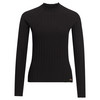 Damen Feinstrickshirt mit Turtleneck schwarz
