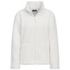 Damen Teddyjacke mit Stehkragen weiss