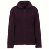 Damen Teddyjacke mit Stehkragen weinrot