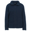 Damen Teddyjacke mit Stehkragen dunkelblau
