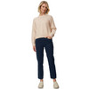 Damen Strickpullover mit Zopfmuster