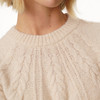 Damen Strickpullover mit Zopfmuster