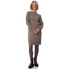 Damen Strickkleid mit Rautenmuster