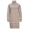 Damen Strickkleid mit Norwegermuster
