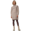 Damen Strickkleid mit Norwegermuster