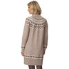Damen Strickkleid mit Norwegermuster