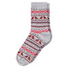 1 Paar Damen Socken mit Norweger-Muster