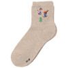 1 Paar Damen Socken mit Stickerei
