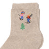 1 Paar Damen Socken mit Stickerei