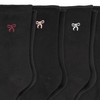 4 Paar Damen Socken mit Stickerei