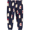 Baby Schlafanzug mit Pinguin-Applikation